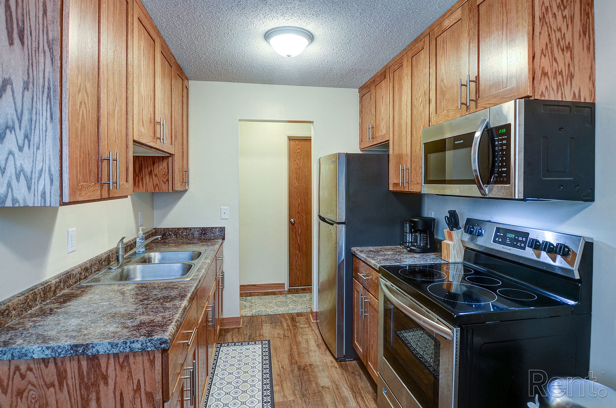 kitchen of an apartment at rosewood manor