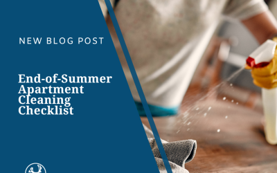 End-of-Summer Apartment Cleaning Checklist